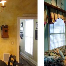Before and After From old faux to the perfect paint color